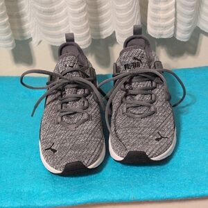 Puma Ladies Charcoal Sneakers